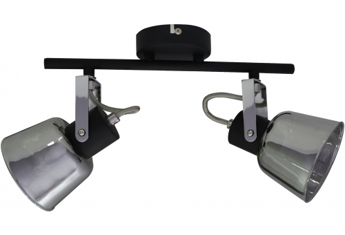 Ceiling Lamp Maya 2xE14 Sockets Black