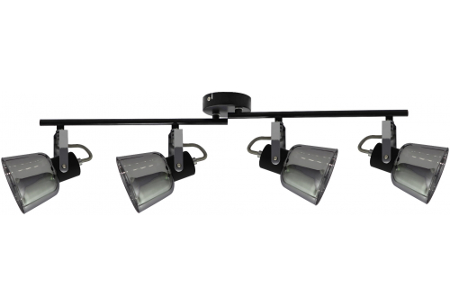 Ceiling Lamp Maya 4xE14 Sockets Black