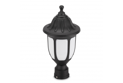 Stâlp de iluminat decor 1xE27 Negru IP44 Mateo XS Avide