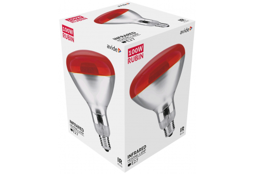 Infra Bulb E27 100W Red